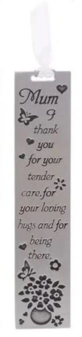 Mum Stainless Steel Bookmarks With Love